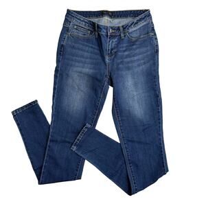 Prana Dark Wash Skinny Jeans Mid Rise WMNS 4/27 #W4LJTL316 Casual Travel Comfort